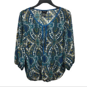 WS212 Jules & Leopold Polyester Open blouse M